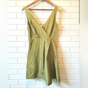 J. Crew Olive Green Mini Dress